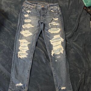American Eagle Outfitters Distressed Denim Skinny Jeans